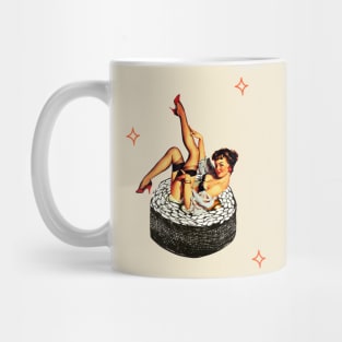 Sushi pin up girl Mug